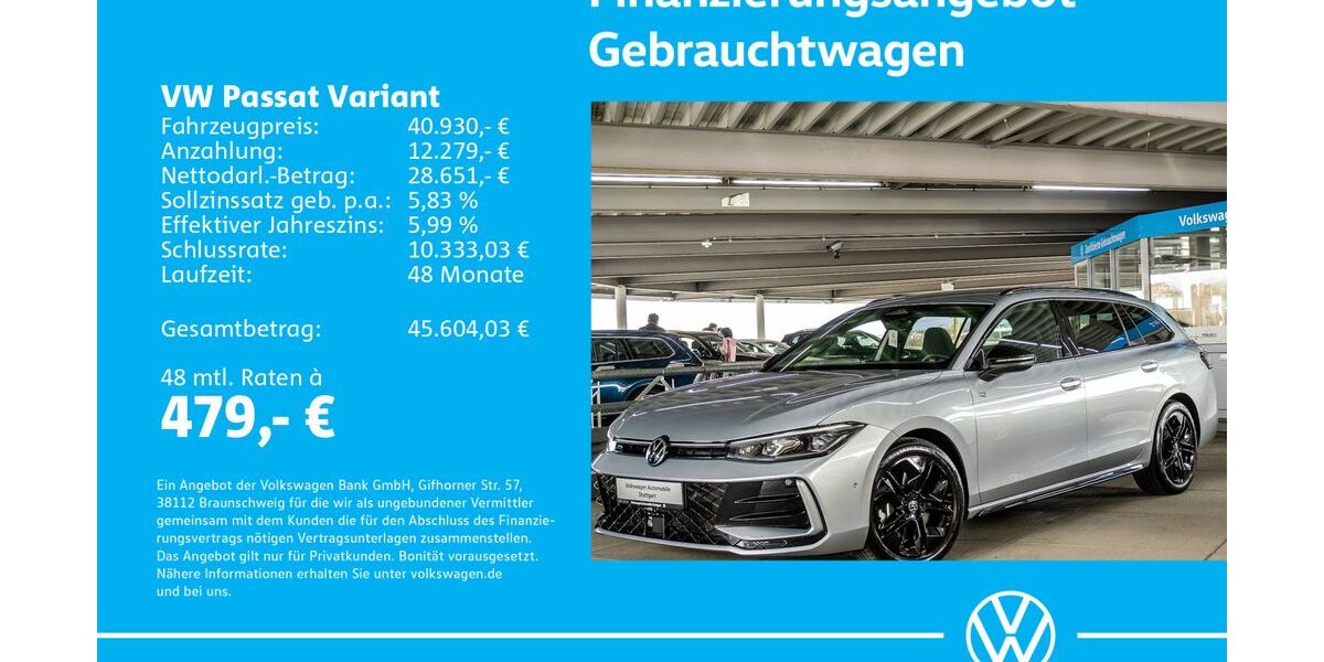 VW Passat Variant 28.400 km 40.230 &euro; Stuttgart-Wangen 70188