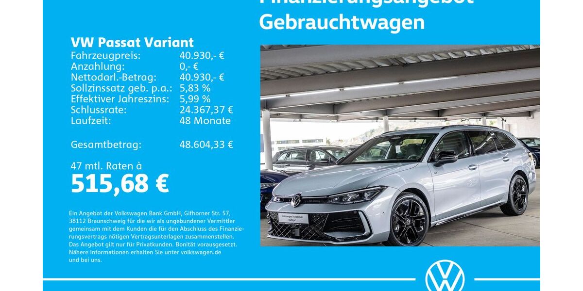 VW Passat Variant 17.700 km 40.230 &euro; Stuttgart-Wangen 70188