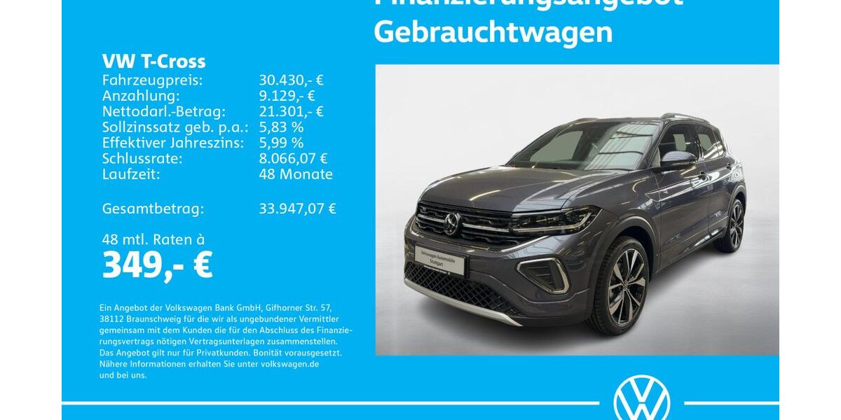 VW T-Cross 1.505 km 30.430 &euro; Stuttgart-Feuerbach 70469