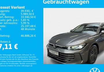 VW Passat Variant 1.505 km 39.930 &euro; Stuttgart-Feuerbach 70469