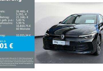 VW Golf 9.526 km 25.790 &euro; Metzingen 72555