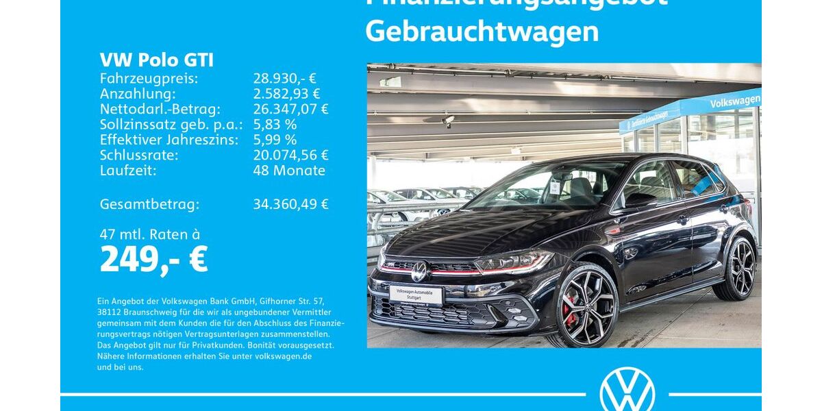 VW Polo 1.505 km 28.630 &euro; Stuttgart-Wangen 70188