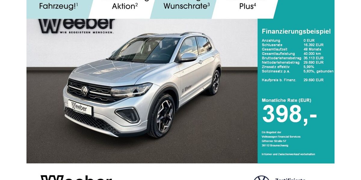 VW T-Cross 1.015 km 28.999 &euro; Weil der Stadt 71263