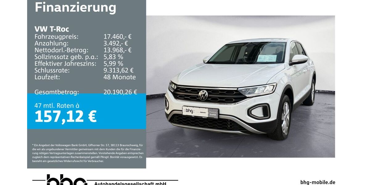 VW T-Roc 40.356 km 16.990 &euro; Metzingen 72555