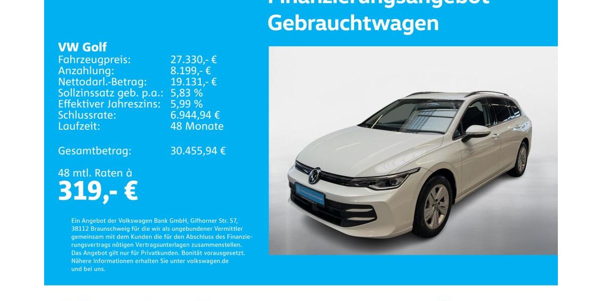 VW Golf 16.605 km 27.330 &euro; Stuttgart-Feuerbach 70469