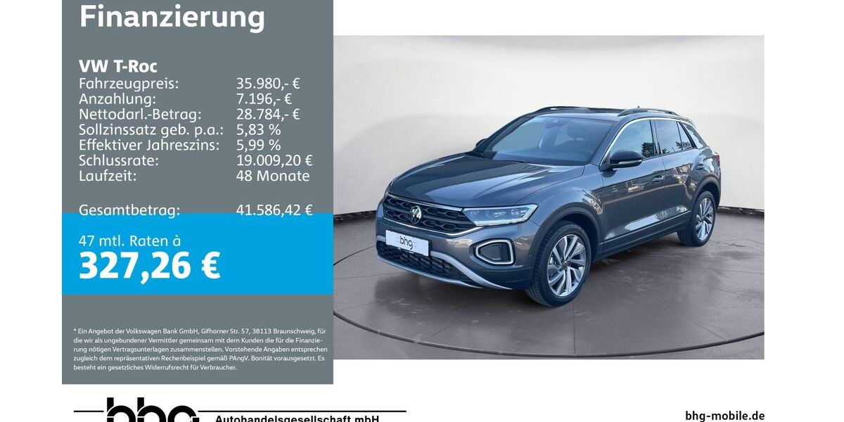 VW T-Roc 3.549 km 31.730 &euro; Tübingen 72072