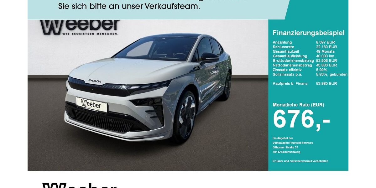 Skoda Enyaq 4.038 km 53.979 &euro; Weil der Stadt 71263