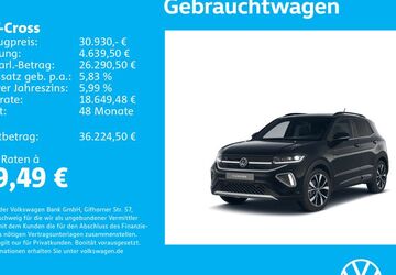VW T-Cross 1.505 km 30.430 &euro; Stuttgart-Wangen 70188