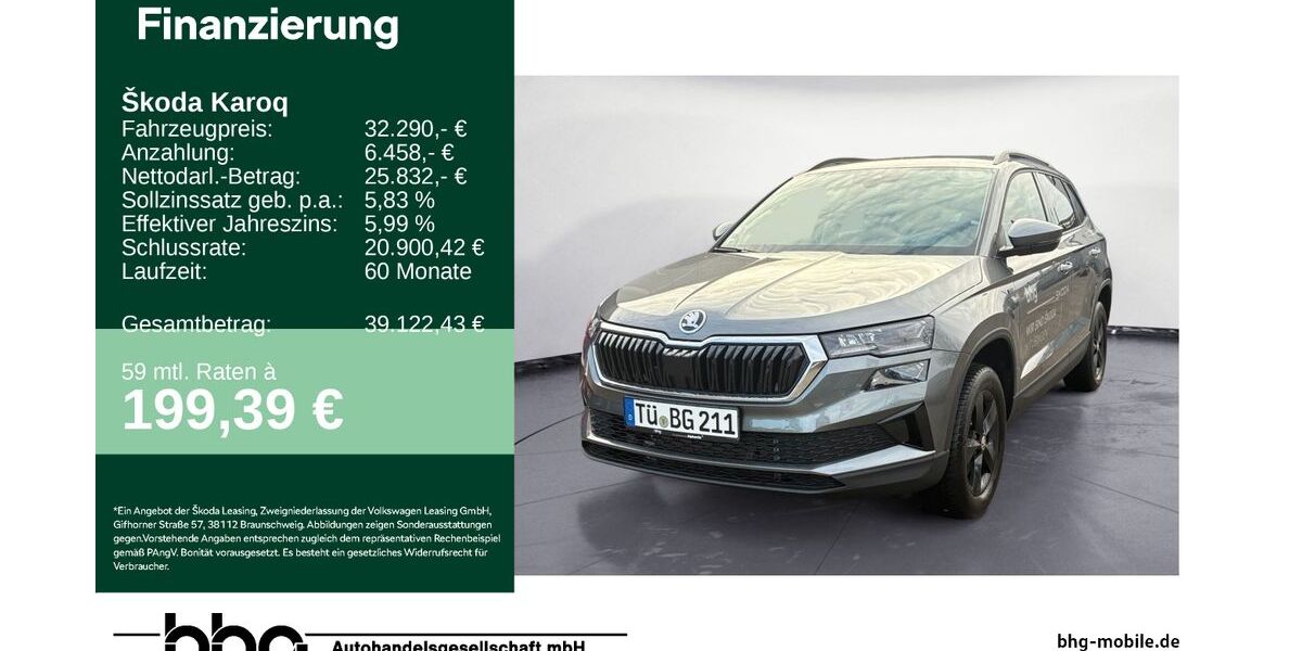 Skoda Karoq 7.848 km 32.290 &euro; Tübingen 72072