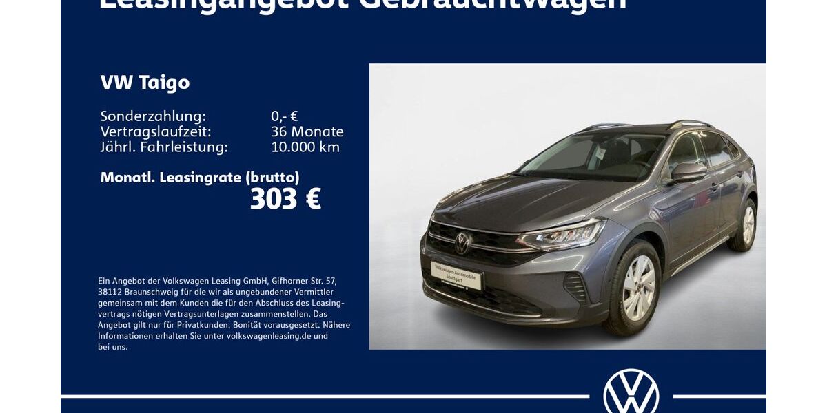VW Taigo 44.374 km 17.230 &euro; Stuttgart-Feuerbach 70469