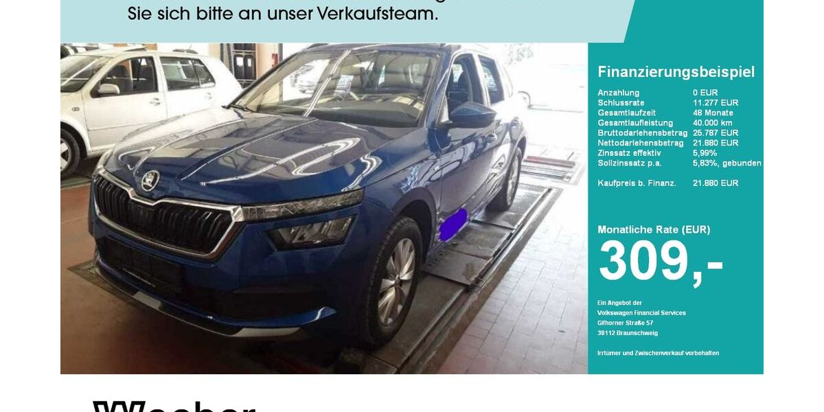 Skoda Kamiq 45.936 km 21.490 &euro; Leonberg 71229