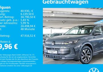 VW Tiguan 1.505 km 39.230 &euro; Stuttgart-Wangen 70188