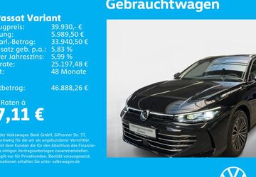 VW Passat Variant 1.505 km 39.930 &euro; Stuttgart-Feuerbach 70469